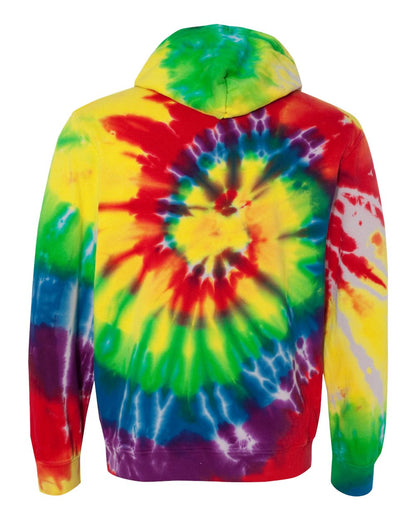Unisex Multi-Color Spiral Pullover Hoodie - Michelangelo Spiral