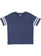 Rabbit Skins 3037 - Toddler Football T-Shirt - VN True Navy/Blended White
