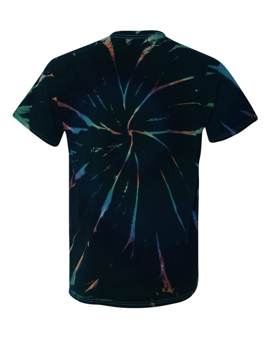 Unisex Multi-Color Spiral Short Sleeve T-Shirt - Aurora