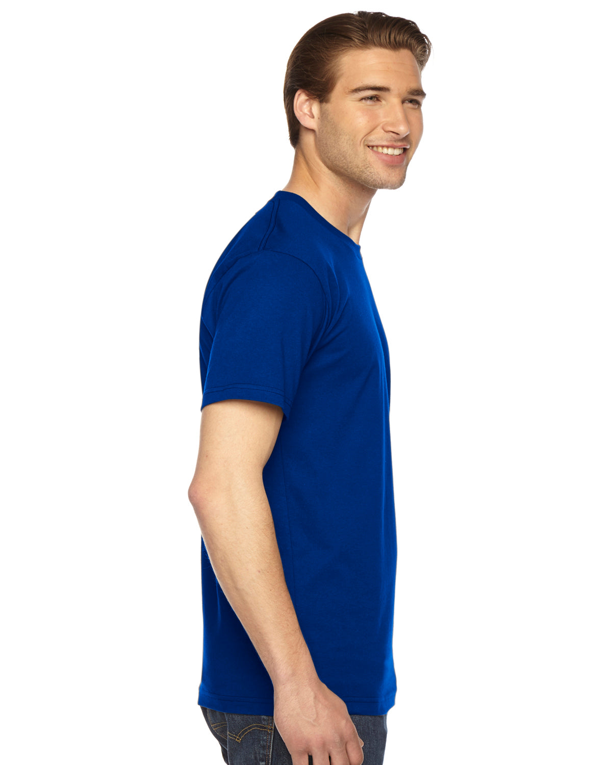 Unisex Fine Jersey Short-Sleeve T-Shirt - Lapis