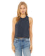 Bella + Canvas 6682 - Women's Racerback Cropped Tank - Heather Navy