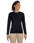 Women's Softstyle® Long-Sleeve T-Shirt - Black