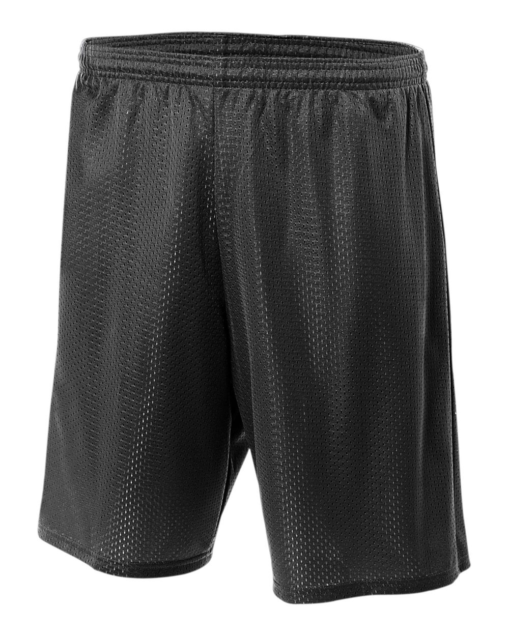 Unisex Seven Inch Inseam Mesh Short - Black