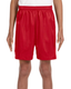 A4 NB5301 - Youth Six Inch Inseam Mesh Short - Scarlet