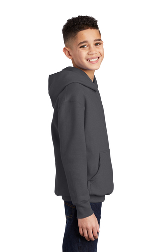 Youth Core Fleece Pullover Hoodie - Charcoal