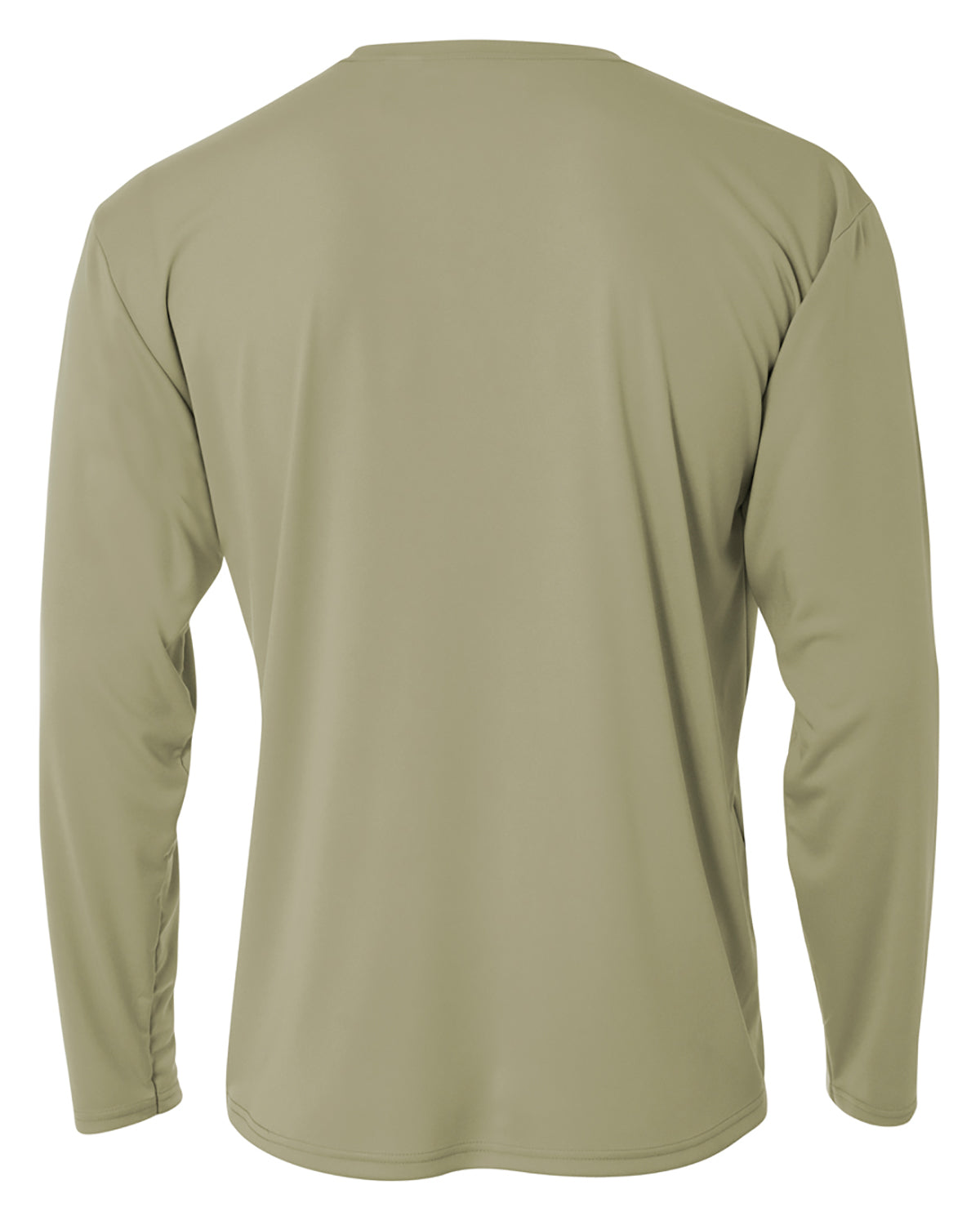 Youth Long Sleeve Cooling Performance Crew Shirt - Olive