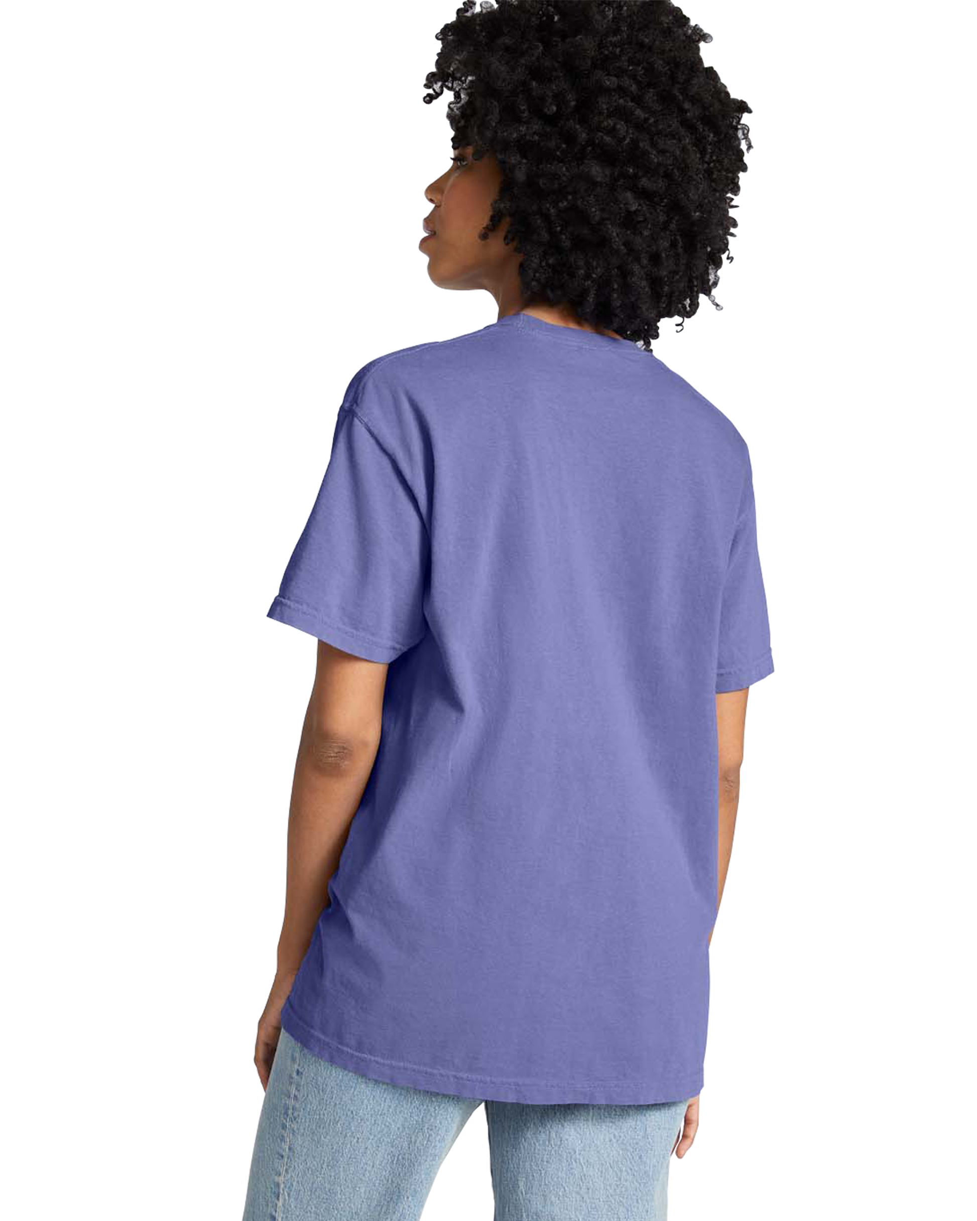 Unisex Heavyweight RS Pocket T-Shirt - Violet