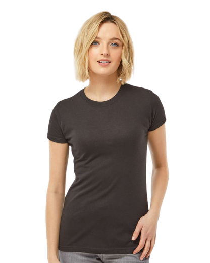 Women's Poly-Rich Slim Fit Tee - Black