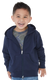 Rabbit Skins 3346 - Toddler Zip Fleece Hoodie - Navy