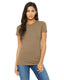 Bella + Canvas 6004 - Women's Junior Fit Favorite T-Shirt - Pebble Brown