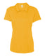 All Sport W1809 - Women's Performance 3-Button Sport Shirt - Sport Athletic Gold