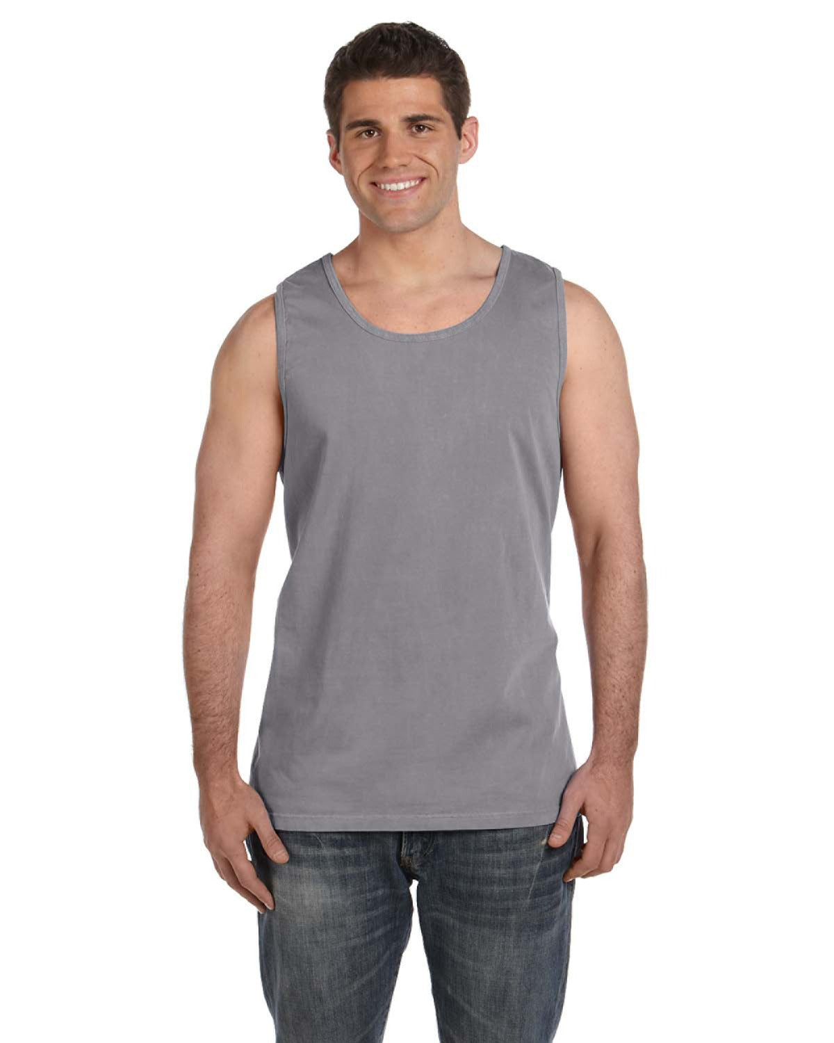 Unisex Heavyweight RS Tank - Granite