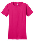 Women's Fitted The Concert Tee - Dark Fuchsia