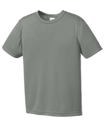Youth PosiCharge Competitor Tee - Gray Concrete