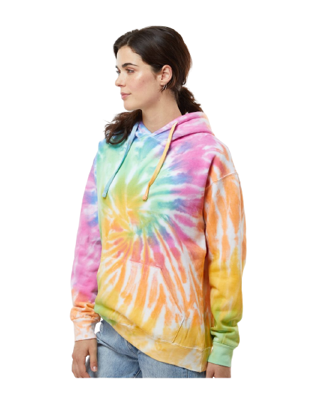 Unisex Tie-Dyed Pullover Hoodie - Eternity