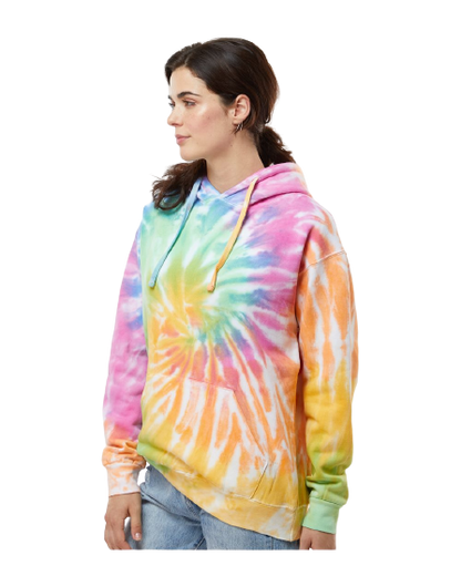 Unisex Tie-Dyed Pullover Hoodie - Eternity