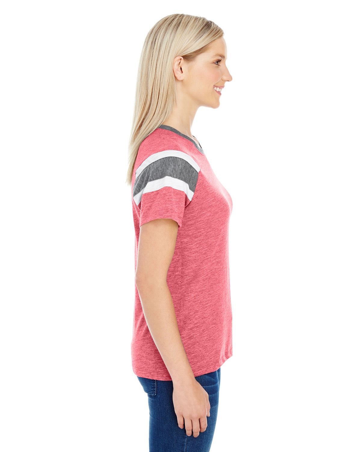 Women's Fanatic Short-Sleeve T-Shirt - Red / Slate / White