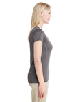 Women's Performance® Women's V-Neck Tech T-Shirt - Marbled Charcoal