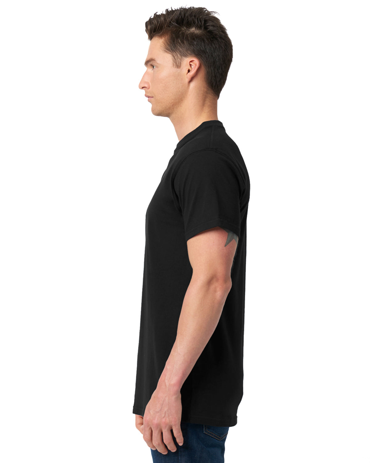 Unisex Inspired Dye Crew - Black