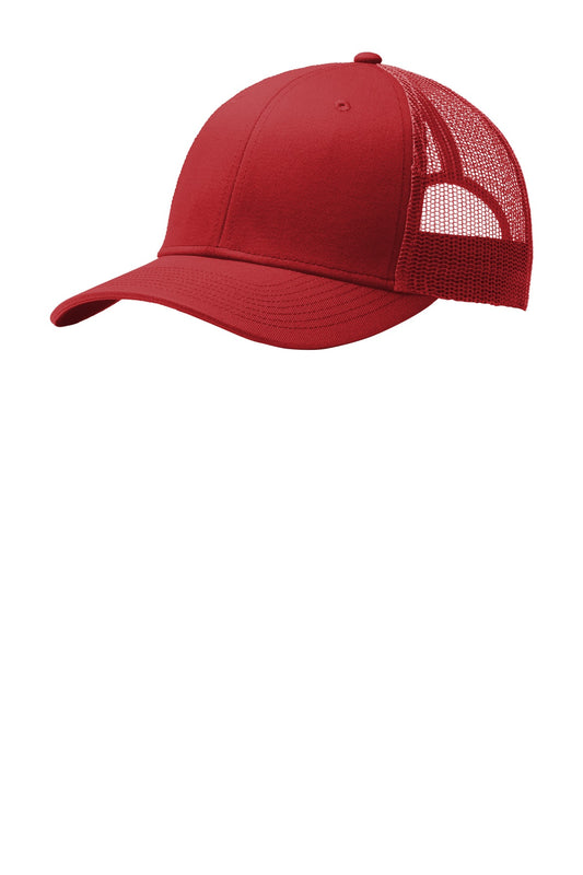 Snapback Trucker Cap - Flame Red