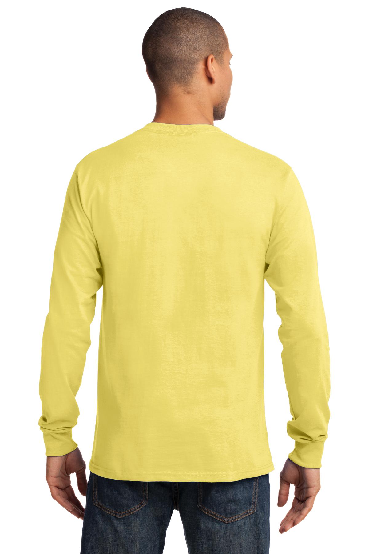 Unisex Long Sleeve Essential Tee - Yellow