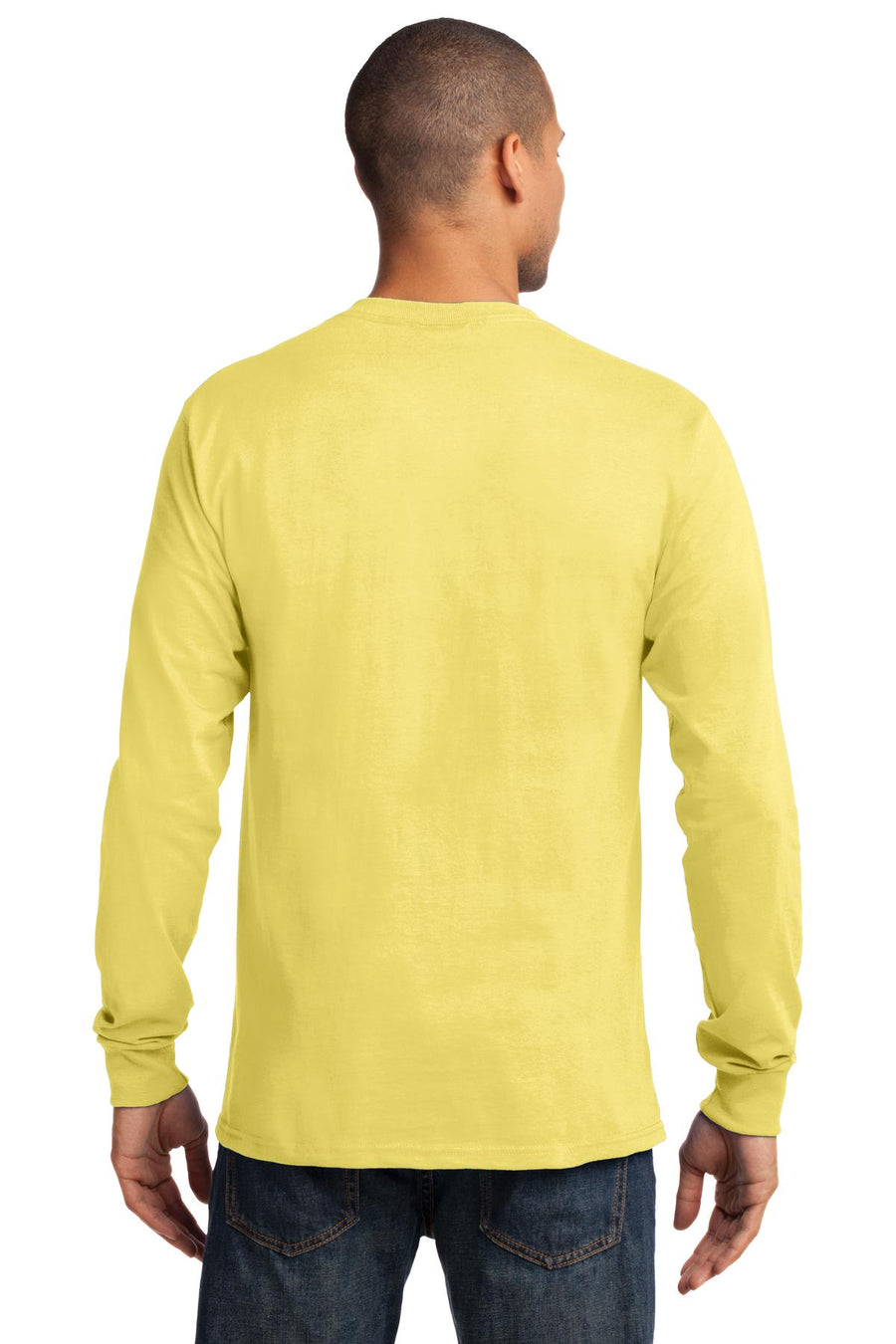Unisex Long Sleeve Essential Tee - Yellow