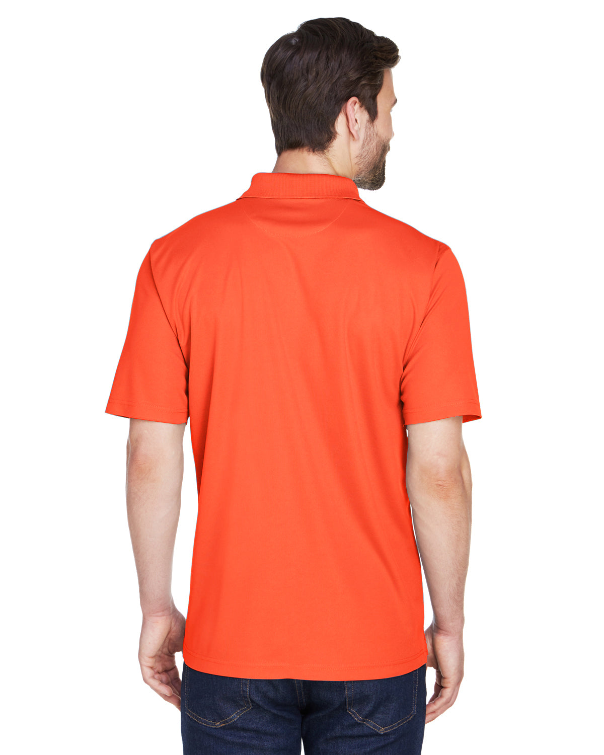 Men's Cool & Dry Mesh Piqué Polo - Orange