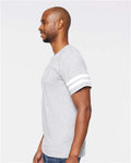 LAT 6937 Vintage Heather/ White — on model side