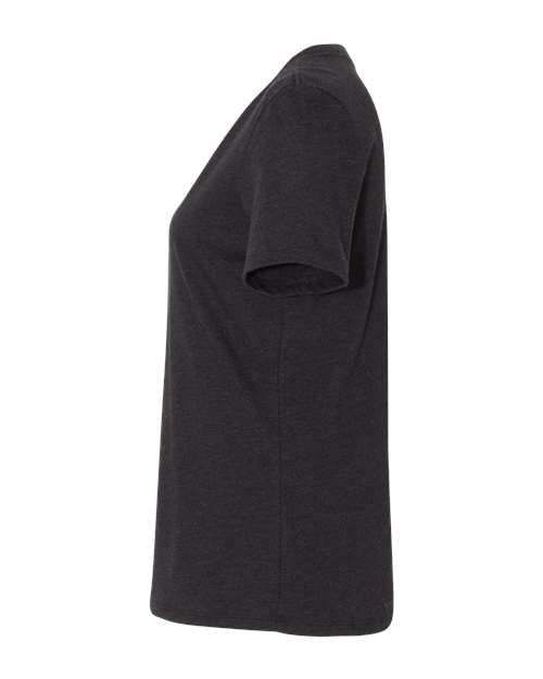 BELLA + CANVAS 6405CVC Black Heather — direct side