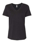 BELLA + CANVAS 6405CVC Black Heather — front