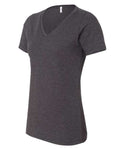 BELLA + CANVAS 6405CVC Dark Grey Heather — direct side