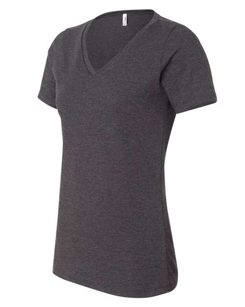BELLA + CANVAS 6405CVC Dark Grey Heather — direct side