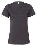 BELLA + CANVAS 6405CVC Dark Grey Heather — front