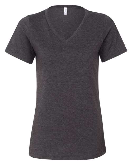 BELLA + CANVAS 6405CVC Dark Grey Heather — front