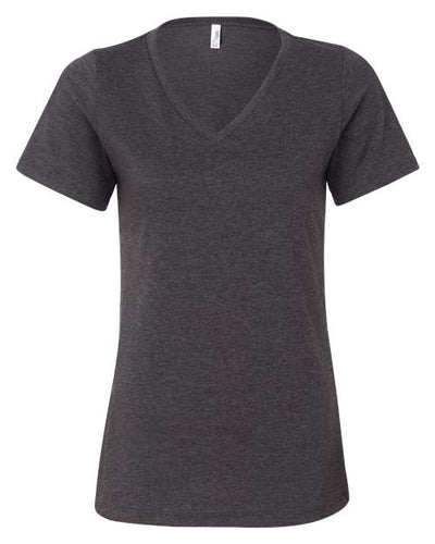 BELLA + CANVAS 6405CVC Dark Grey Heather — front