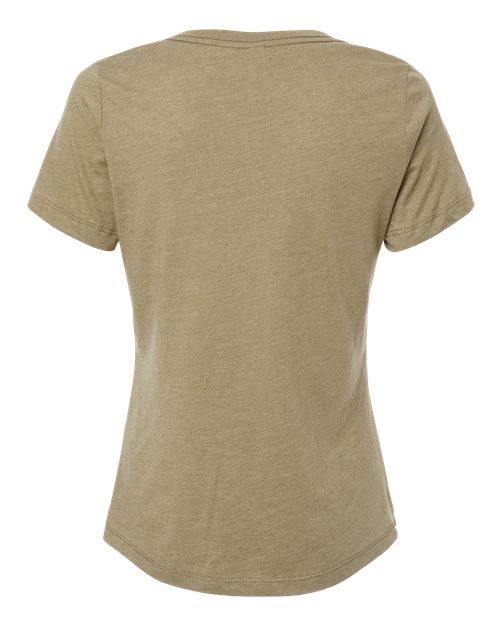 BELLA + CANVAS 6405CVC Heather Olive — back