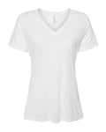 BELLA + CANVAS 6415 Solid White Triblend — front