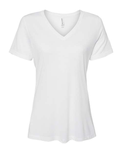 BELLA + CANVAS 6415 Solid White Triblend — front