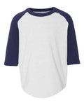 Augusta Sportswear 422 White/ Navy — front