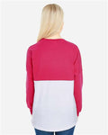 J. America 8229 Wildberry/ White — on model back