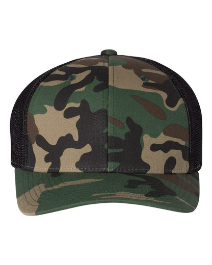 Fitted Trucker with R-Flex - Army Camo / Black