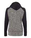J. America 8618 Charcoal Fleck/ Black — back