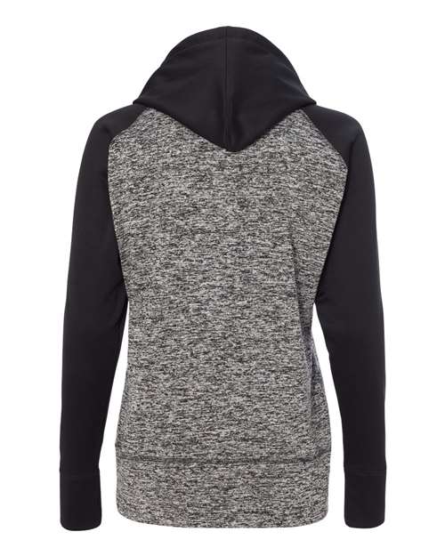 J. America 8618 Charcoal Fleck/ Black — back