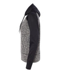 J. America 8618 Charcoal Fleck/ Black — direct side