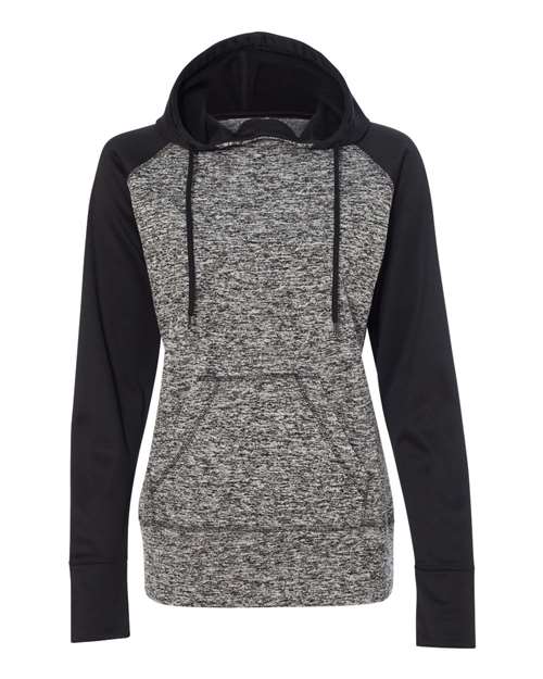 J. America 8618 Charcoal Fleck/ Black — front