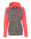 J. America 8618 Charcoal Fleck/ Fire Coral — front