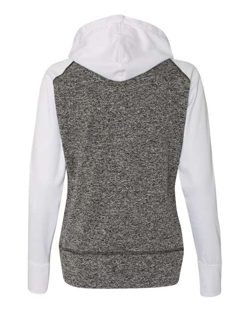 J. America 8618 Charcoal Fleck/ White — back