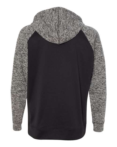 J. America 8612 Black/ Charcoal Fleck — back