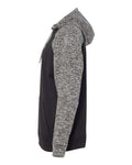 J. America 8612 Black/ Charcoal Fleck — direct side