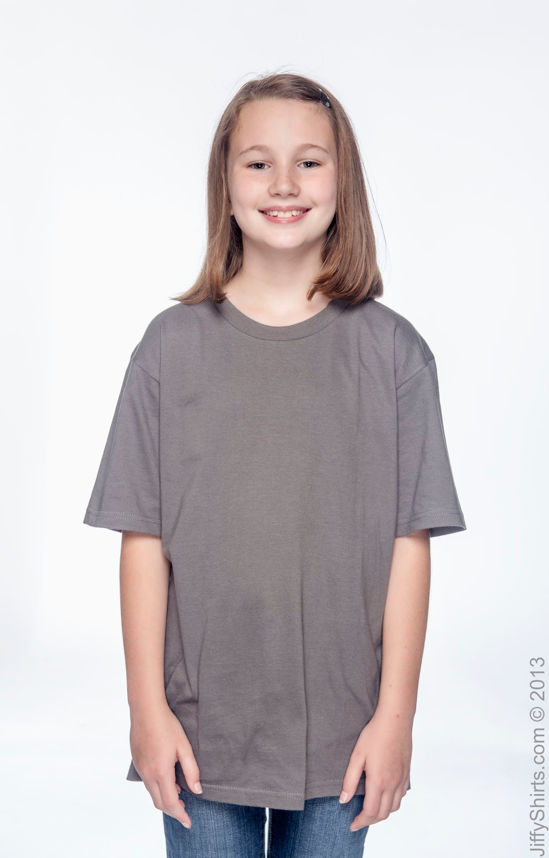 Youth Lightweight T-Shirt - Charcoal